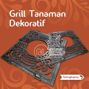 Grill Tanaman Pedestrian Cast Iron