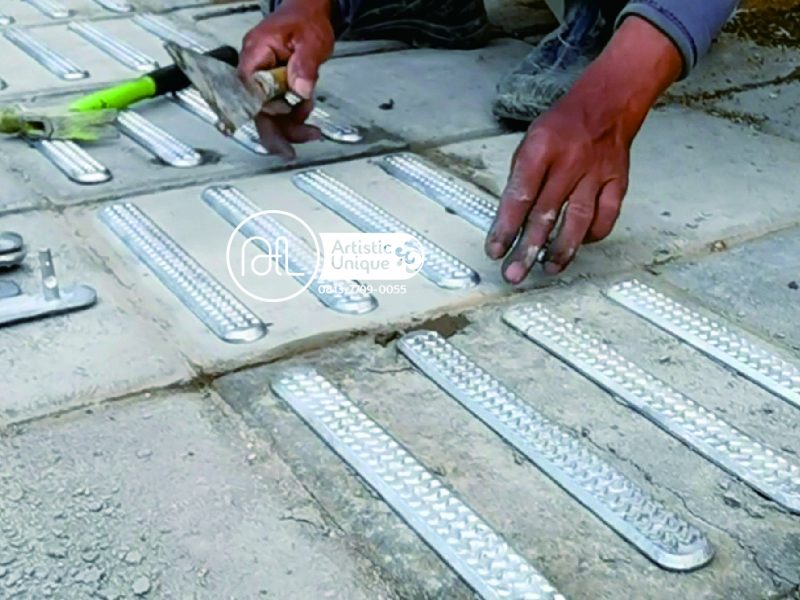 Pemasangan Tactile Difabel Labuan Bajo ATL