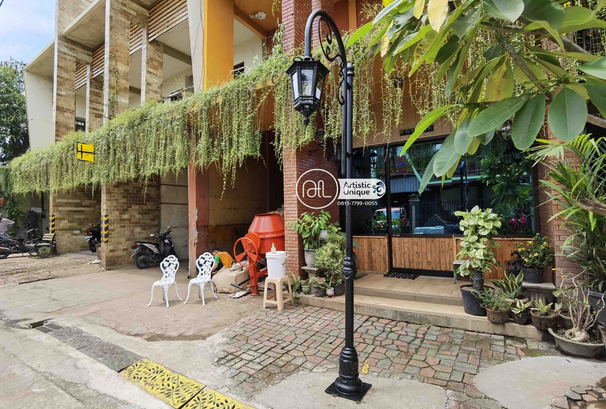 tiang lampu taman metal casting 2021 atl