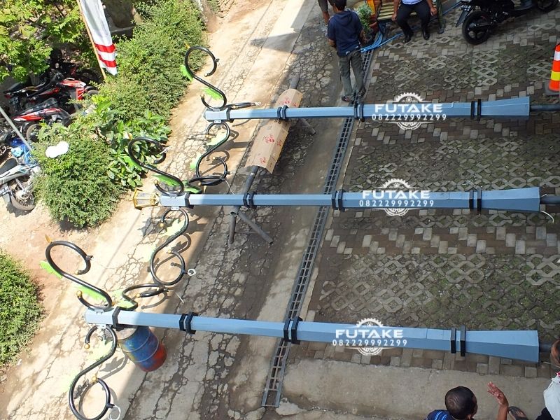 Tiang Lampu PJU Desain Klasik