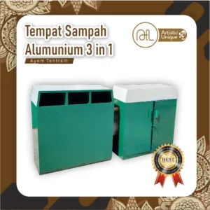 atl tempat sampah alumunium 3 in 1 300x300