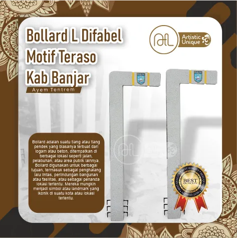 atl bollard l difabel motif teraso kab banjar 1