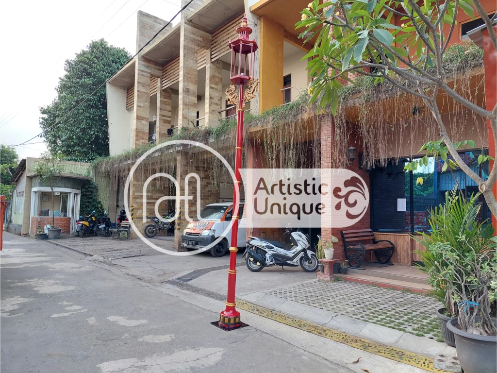 tiang lampu jalan sederhana