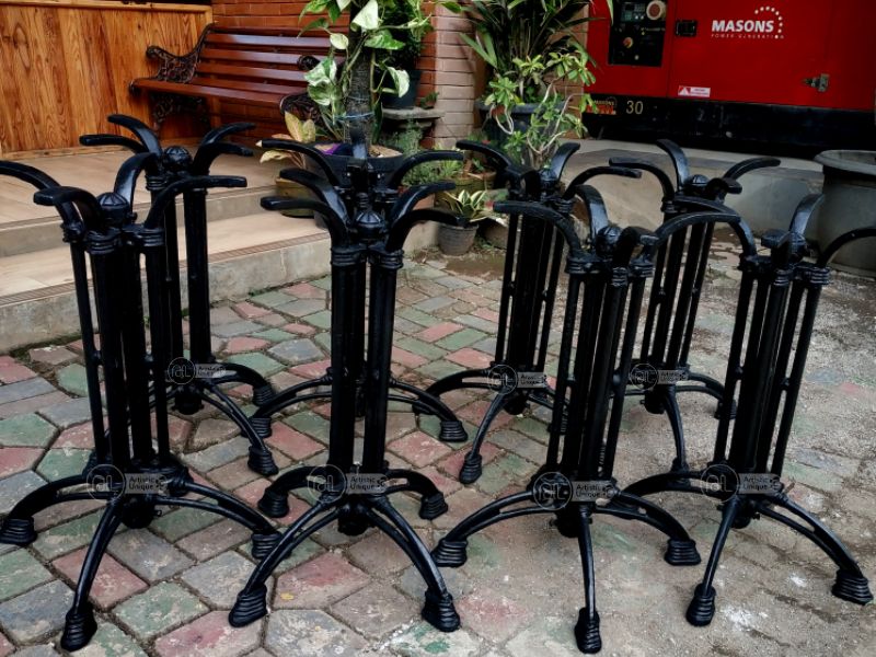 Desain Kaki Meja Besi Custom Elegan - Ayem Tentrem Logam