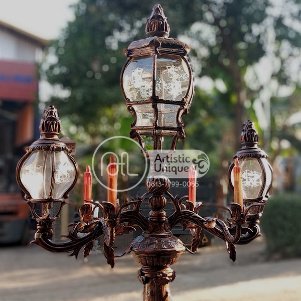 lampu taman hias multicabang 2