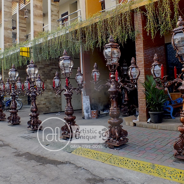 lampu taman hias multicabang 5