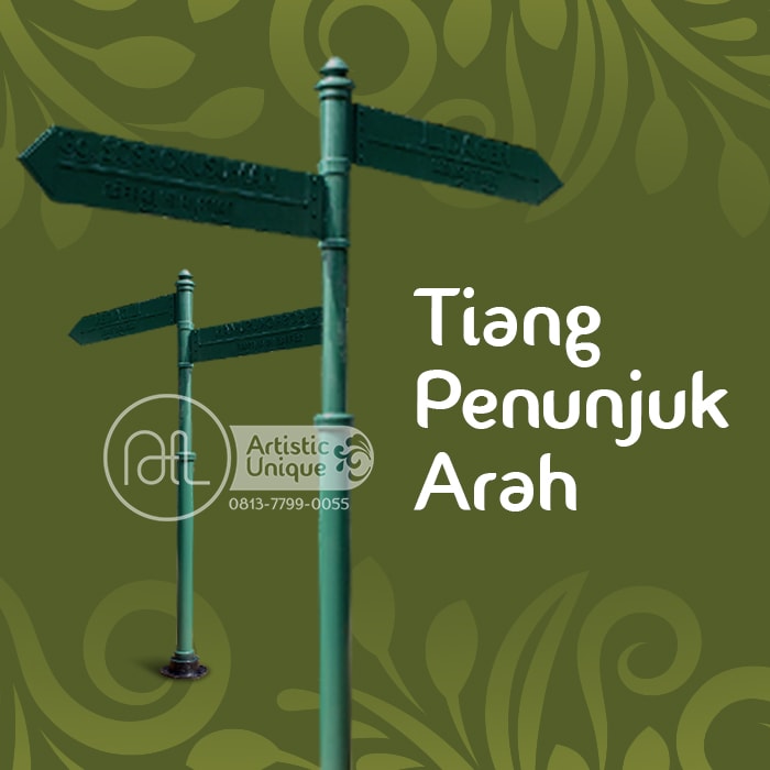 tiang penunjuk arah jalan